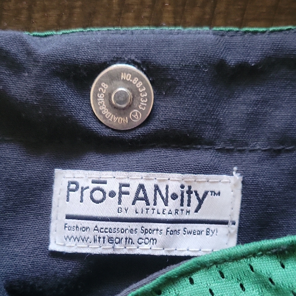 ProFANity Green BAY jersey Tote Purse With Brett Favre Pin - Picture 2 of 7